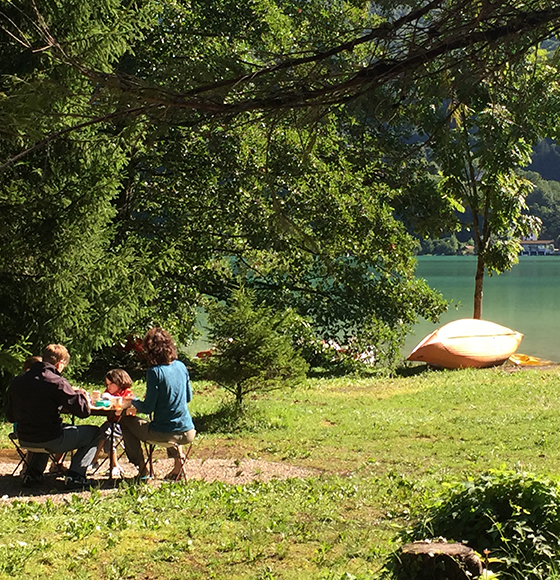 Picknick am See von Aiguebelette