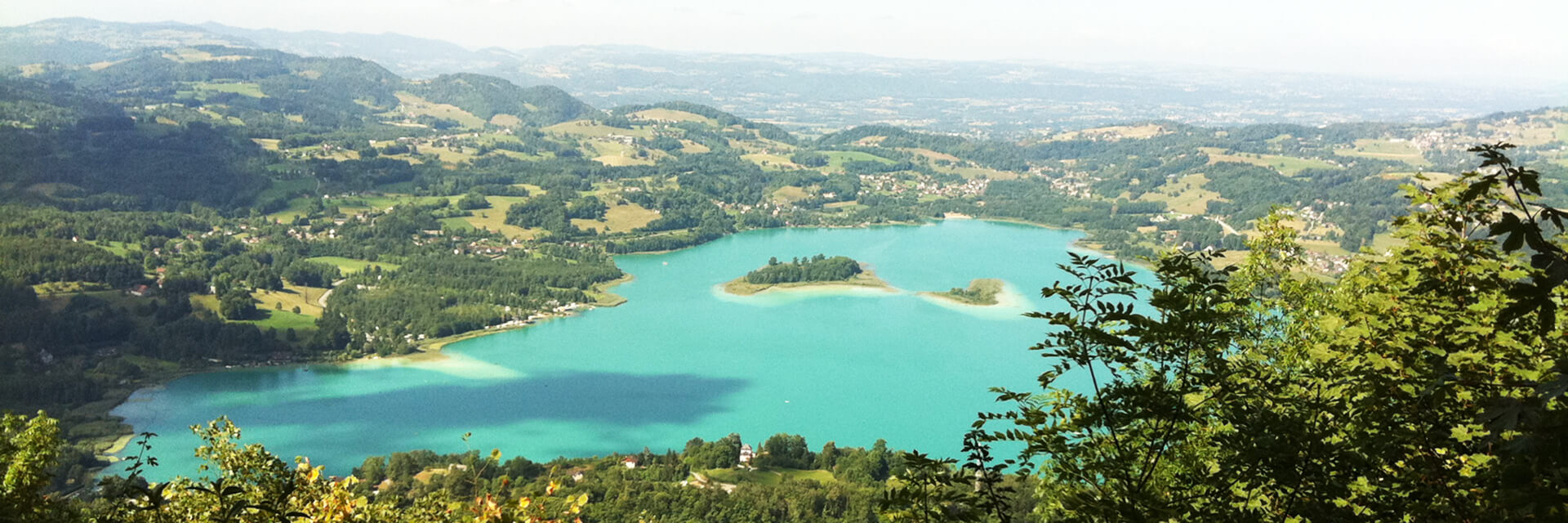 Aerial view of  Lac du Bourget