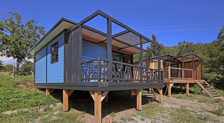 De  chalet Scandinave voor vakantieverhuur aan de oevers van het meer van Aiguebelette