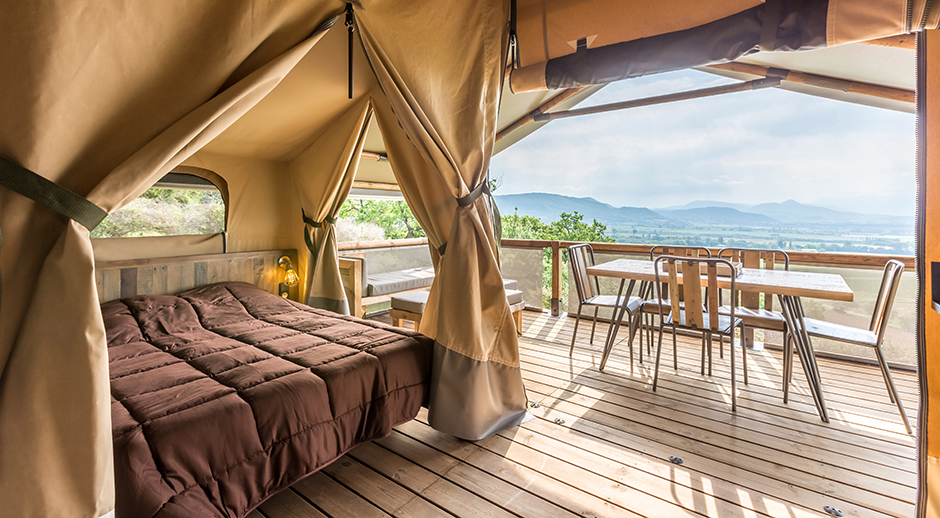 Lodgeverhuur in de Savoie op de camping le Mont Grêle